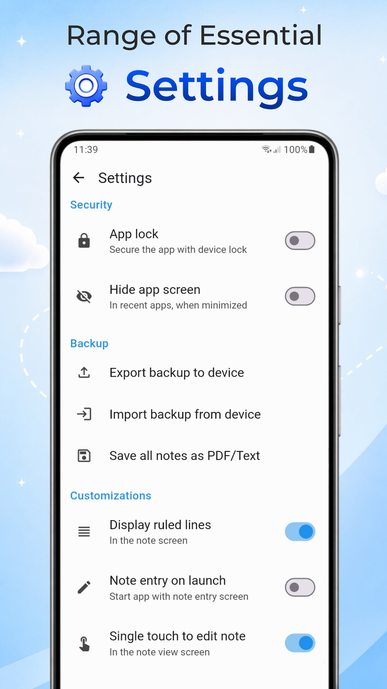 NotesApp screenshot 7